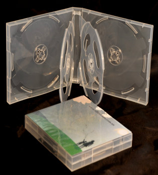 20mm Sextuple PP short DVD case (Super clear)